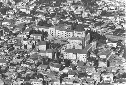 Bebudelseskirken i Nazareth stod færdig i 1969