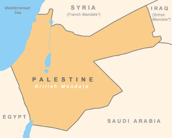 Det britiske mandat i Palæstina 1917-1920
