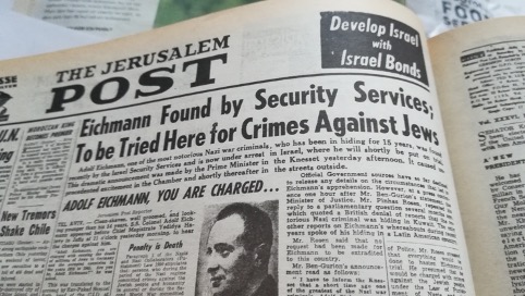 Adolf Eichmann blev fanget i Argentina og smuglet til Israel i 1960.