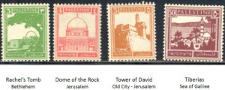 De første frimærker fra Palæstina
