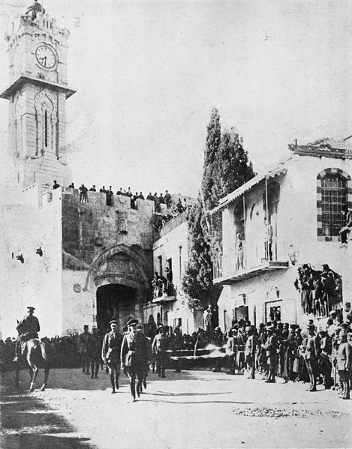 General Allenby rykker ind i Jerusalem 9.dec.1917