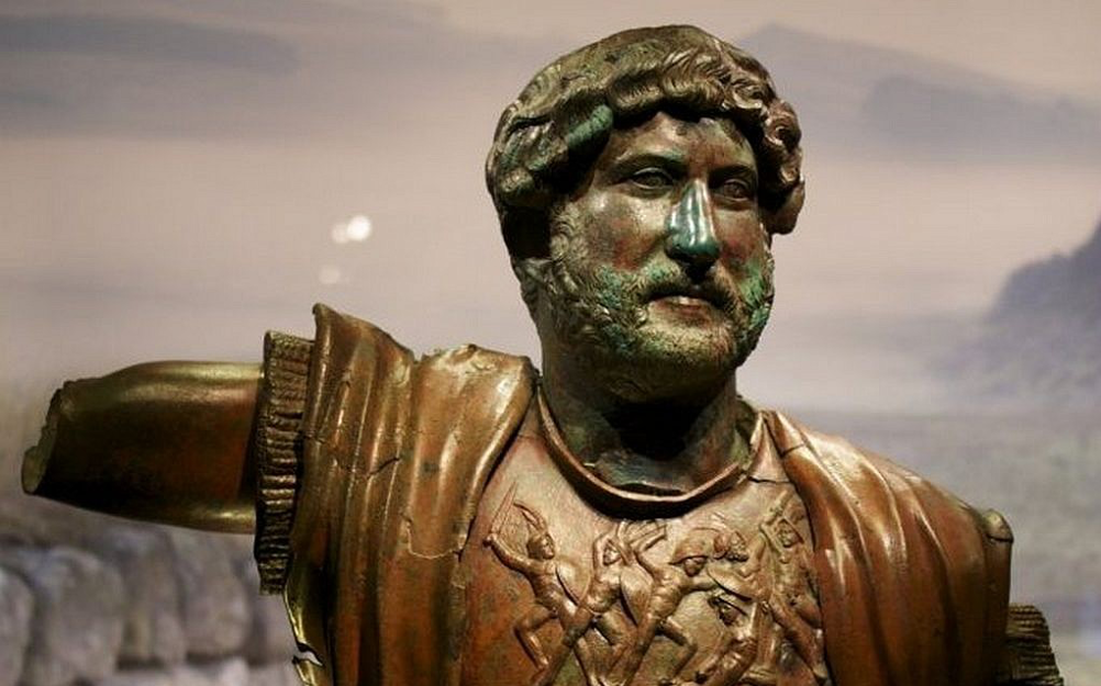 Kejser Hadrian (117-138), der fordrev jøderne fra hele Judæa efter det 2.jødiske oprør