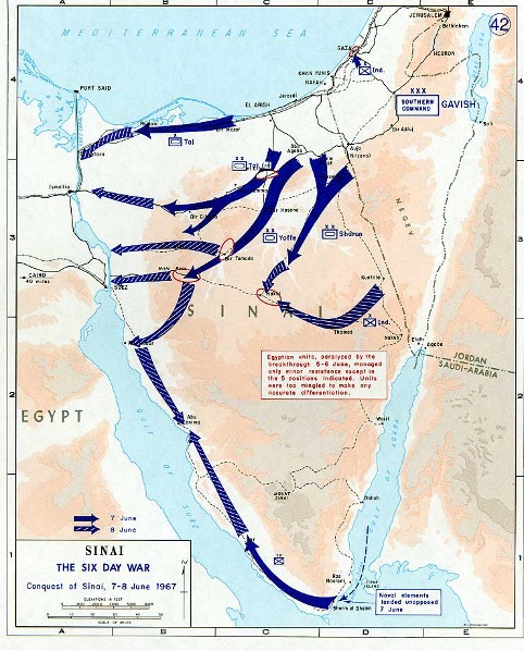 Da krigen var forbi stod Israel igen langs Suez-kanalen