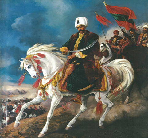Selim 1. – sultan 1512-1520 – billede på militærmuseet i Istanbul