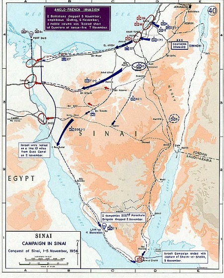 Sinai-felttoget i oktober og november 1956