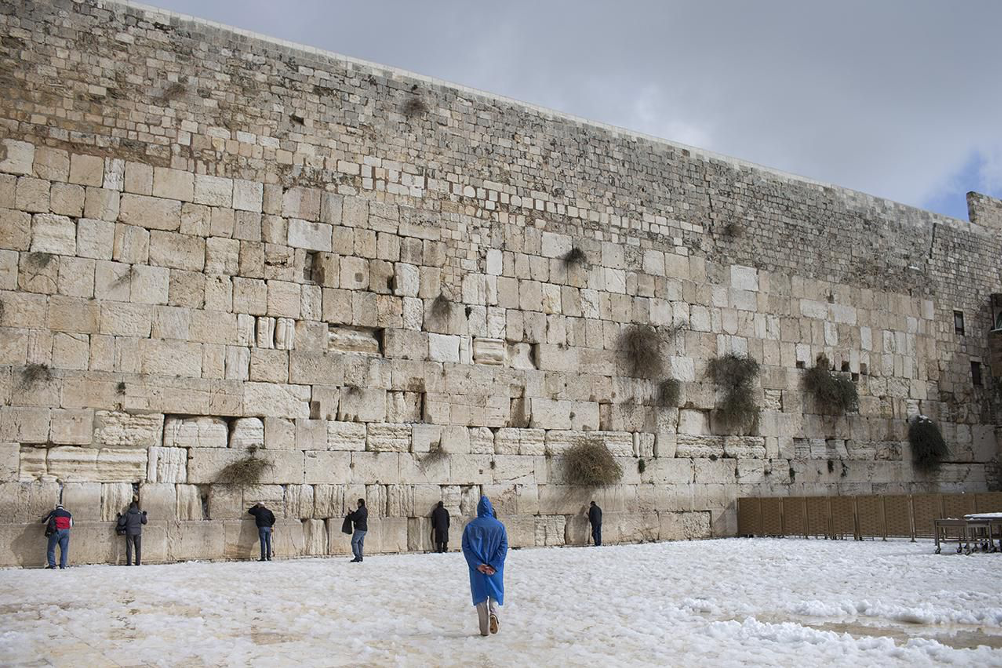 Den sidste rest af muren omkring Det andet Tempel – Vestmuren eller ”Grædemuren”