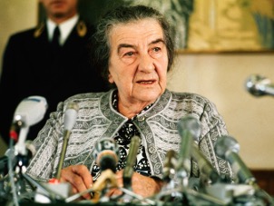 Portræt af Golda Meir – Israels premierminister 1969 – 1974