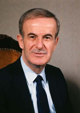 Portræt afHafez al-Assad – Syriens præsident 1971-2000